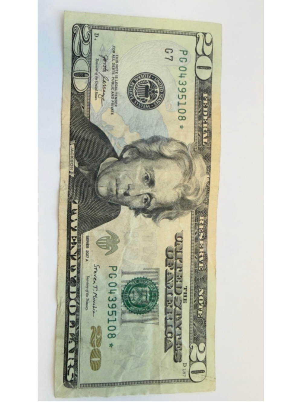 Rare Series 2017A $20 Star Note - Chicago FRB (PG 04395108*) - Circulated Replac